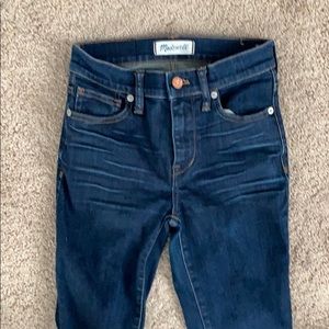 Madewell high riser skinny jeans size 24